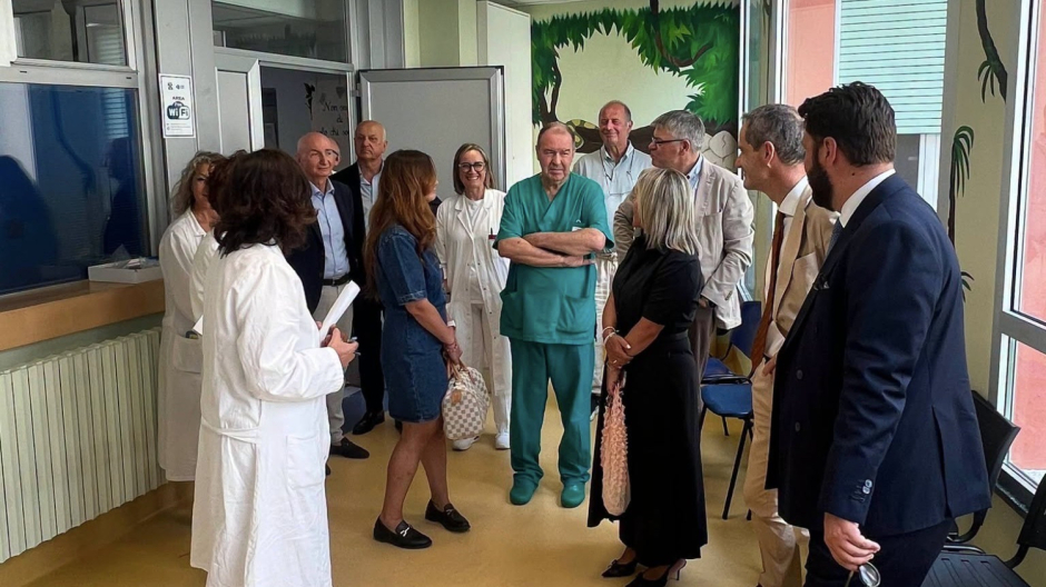  Ospedale di Borgomanero, visita dell'assessore regionale alla Sanità Riboldi